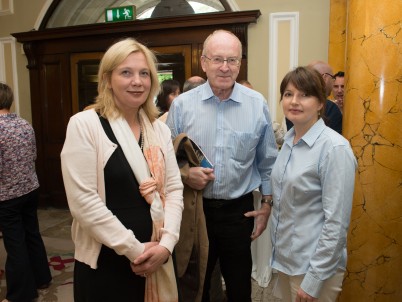 Pictured at the RCSI Interprofessional Education Symposium, as part of the 4th RCSI International Education Forum (l-r) is Julie Creedon, David Adams and Niamh Coady.