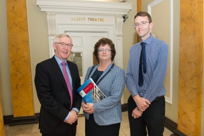 Pictured t the RCSI Interprofessional Education Symposium, as part of the 4th RCSI International Education Forum (l-r) is Mr Declan J Magee, President, RCSI; Professor Hannah McGee, Dean of the Faculty of Medicine and Health Sciences, RCSI; and Adrian Devitt, Associate Director of Strategy, RCSI 