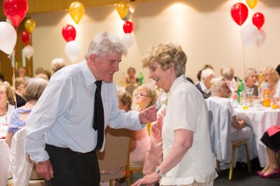 Pictured (l-r) is Tomás O’Baoil from Sligo and Mary Moroney from Ballsbridge in Dublin. More than 350 senior citizens visited RCSI (Royal College of Surgeons in Ireland) on Thursday 9th July for a night of entertainment, singing and dancing at the Ballroom of Romance. This is the fifth year that RCSI hosted this annual event for senior citizens living in the catchment area of the College. The event was organised by the REACH RCSI Programme Manager, in partnership with Dublin City Council South East Area Community Development team. Local Community Gardai also volunteered their time for the event.