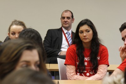 Senior Academic Coordinator of TY MiniMed, Dr Steve Kerrigan observes students during a tutorial. Approximately 150 Transition Year students from 90 schools across Ireland have been taking part in a week long TY MiniMed training programme this week at RCSI and Beaumont Hospital. The week long interactive programme, which is running from 13th-17th January, gives Transition Year students the opportunity to step out of their usual classroom setting and experience what it is like to train and work as a doctor. As part of the programme, students have been attending interactive lectures, receiving hands-on training in clinical skills as well as getting practical experience in medicine and scientific tutorials. One of the highlights of the TY MiniMed initiative was where students got to witness a live operation in Beaumont Hospital. Other topics covered over the action-packed five days include human anatomy, genetics, psychiatry, epilepsy and surgery.