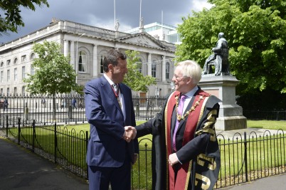 Pictured (l-r) is Prof John Hyland and Mr Declan Magee. On Wednesday 4th June, RCSI announced the election of Mr Declan J Magee as the 169th President of the College. Mr Magee takes up office following the College’s biennial council elections, replacing outgoing President, Professor Patrick Broe.  Professor John Hyland, Consultant Colorectal Surgeon at St Vincent’s University Hospital, has been appointed as the new Vice-President.