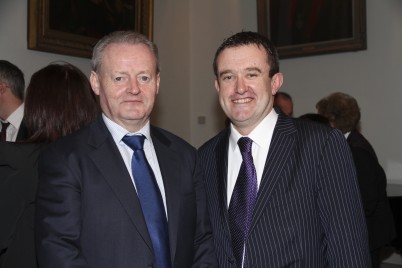 Pictured (l-r) are Professor Kevin Nolan and Professor Paul Gallagher