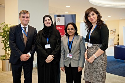 Pictured (l-r) at a recent RCSI Alumni conference in Dubai is Seamus O'Boyle, Liny James, Heba Hassan and Maryam Norozy. The conference entitled ‘Investing in Human Capital’ was held at the Mohammed Bin Rashid Academic Medical Centre in Dubai Healthcare City from 30th April to the 1st May.