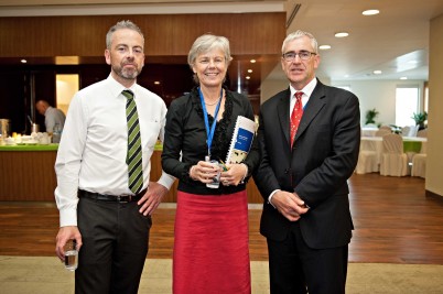 Pictured (l-r) at a recent RCSI Alumni conference in Dubai is Adrian Lydon, Pauline Connolly and Dermot O'Flynn. The conference entitled ‘Investing in Human Capital’ was held at the Mohammed Bin Rashid Academic Medical Centre in Dubai Healthcare City from 30th April to the 1st May. 