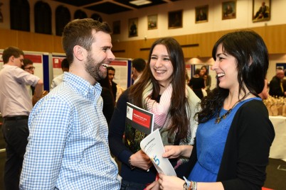 Pictured (l-r) at the 2015 RCSI Research Day is Seán Quinlan, Mariana Alvez and Alba Jimenez (all PhD students in the Department of Physiology & Medical Physics).