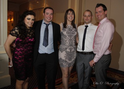 Pictured (l-r) are Teresa Loftus, Neurology, Beaumont, Paul Dunne, Lorraine Blackmore, Pharmaceutical & Medicinal Chemistry, James Parker, Pharmaceutical & Medicinal Chemistry and Johnathon Armstrong