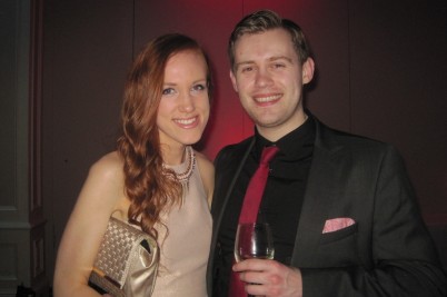 Pictured at the Spring Ball in the Burlington on Saturday, 6th April were (l-r) Tríona Lennon and Cai Lloyd-Griffith