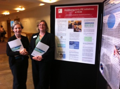 Pictured (l-r) is Dr Frances Horgan (Vice-Dean for Interprofessional Education and School of Physiotherapy, RCSI) and Dr Judith Strawbridge (School of Pharmacy, RCSI) at the IPL (Interprofessional Learning) Conference, held in Dublin Castle on Tuesday 6th October. A number of staff and students from the College presented research at the meeting