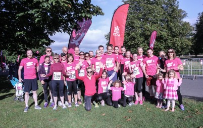 Pictured are some of Team RCSI who took part in the Great Pink Run in the Phoenix Park on 29th August. More than 5,000 people ran in the annual event in support of Breast Cancer Ireland